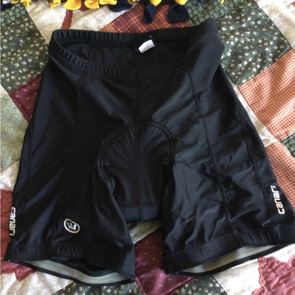 Women’s M nylon/spandex, black bicycle shorts. - Picture 3 of 7